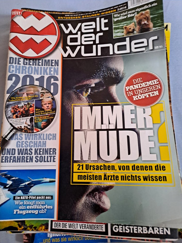 Welt der wunder zeitschrift - der,