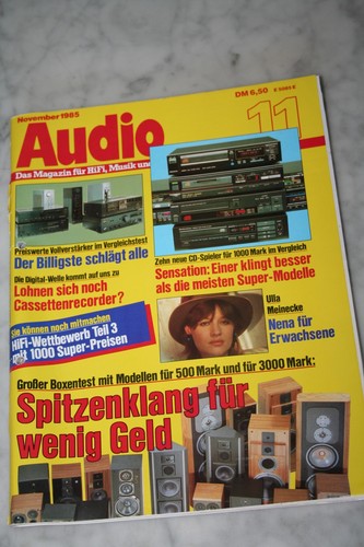 Audio zeitschrift 1985 - zeitschrift, 11/1985