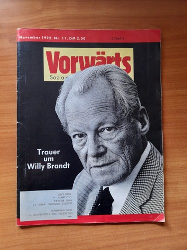 Zeitschrift 1992 vorwärts - vorwärts, spd
