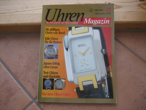 Uhren magazin november - magazin,, 1993
