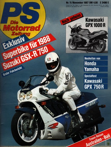 Zeitschrift motorrad 11 - zeitschrift, ps
