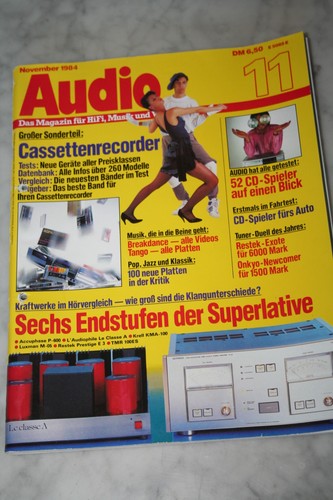 Audio zeitschrift 1984 - audio, 11/1984
