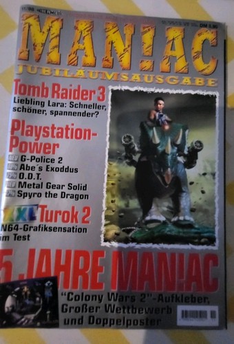 Maniac zeitschrift 1998xbox - zeitschrift, 11/1998xbox